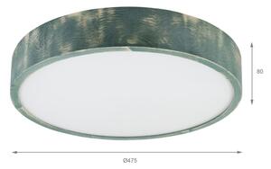 Brilagi - Stropní svítidlo PINO 3xE27/15W/230V borovice/zelená pr. 47,5 cm