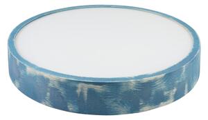 Brilagi - Stropní svítidlo PINO 3xE27/15W/230V borovice/modrá pr. 47,5 cm