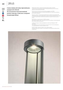 Redo 90366 - LED Venkovní lampa ZEUS LED/11,5W/230V 3000K 75 cm IP54 hnědá