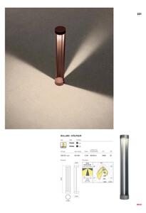 Redo 90366 - LED Venkovní lampa ZEUS LED/11,5W/230V 3000K 75 cm IP54 hnědá
