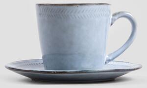 Šálek BLUEJEANS s podšálkem, modrý 745133 200 ml