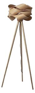 Dřevěná stojací lampa 1xE27/60W/230V masiv/dýha/jasan