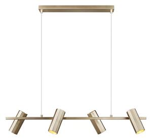 Nordlux - Lustr na lanku ALANIS 4xGU10/15W/230V mosaz