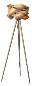 Dřevěná stojací lampa 1xE27/60W/230V masiv/dýha/jasan