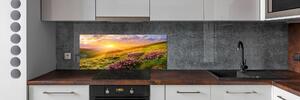 Panel do kuchyně Západ slunce hory pksh-100025577