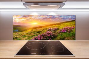 Panel do kuchyně Západ slunce hory pksh-100025577