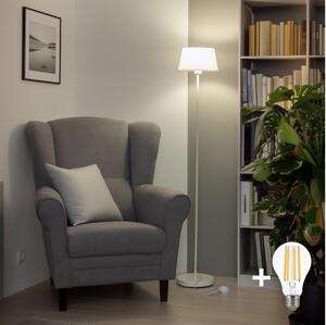 Brilagi - LED Stojací lampa CERIA 1xE27/40W/230V pr. 25 cm bílá