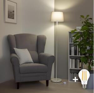 Brilagi - LED Stojací lampa CERIA 1xE27/40W/230V pr. 30 cm šedá/bílá