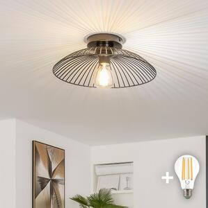 Brilagi - LED Přisazený lustr CERIA WIRE 1xE27/40W/230V pr. 26 cm černá