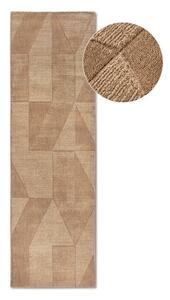 Béžový ručně tkaný vlněný běhoun 80x250 cm Ursule – Villeroy&Boch