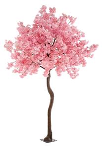 Umělý Blossom strom růžový, 270 cm