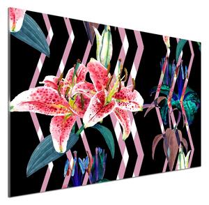 Panel do kuchyně Tropická lilie pksh-100333021