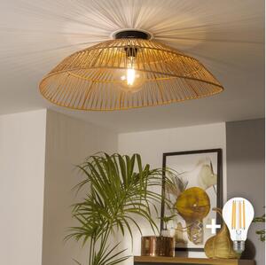Brilagi - LED Přisazený lustr CERIA BOHO 1xE27/40W/230V pr. 70 cm hnědá