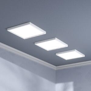 Stropní svítidlo Solvie LED, bílé, hranaté, 30 x 30 cm