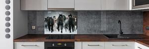 Panel do kuchyně Koně ve cvalu pksh-100599120