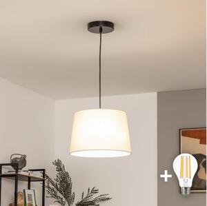 Brilagi - LED Lustr na lanku CERIA 1xE27/40W/230V pr. 30 cm béžová