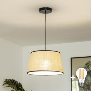 Brilagi - LED Lustr na lanku CERIA 1xE27/40W/230V pr. 35 cm béžová