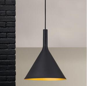 Orion - Lustr na lanku GUNDA 1xE27/60W/230V pr. 25 cm černá/zlatá
