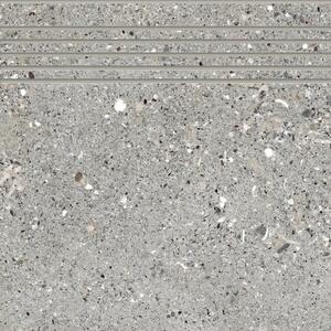 Schodovka Fineza Breccia šedá 30x30 cm mat SCBRECCIA30GR