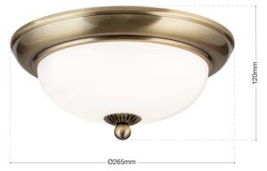 Orion - Stropní svítidlo EMPIRA 2xE14/40W/230V pr. 26,5 cm bronz