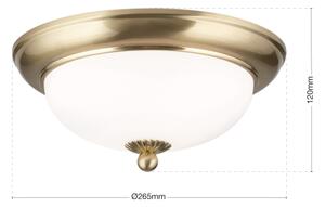 Orion - Stropní svítidlo EMPIRA 2xE14/40W/230V pr. 26,5 cm mosaz