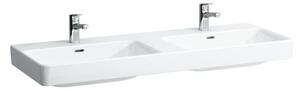 Umyvadlo na desku Laufen PRO S 130x9,5 cm keramika bílá H814968A001041