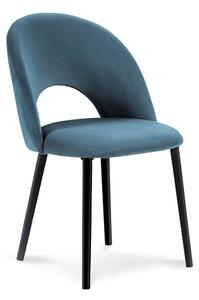 Modrá Sametová židle Lucia MILO CASA