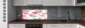 Skleněný panel do kuchyně Růže pksh-101180210