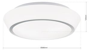 Orion - Koupelnové stropní svítidlo TENA 3xE27/60W/230V pr. 38 cm IP44 bílá