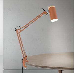 Orion - Stolní lampa s klipem GILI 1xE27/40W/230V cihlová