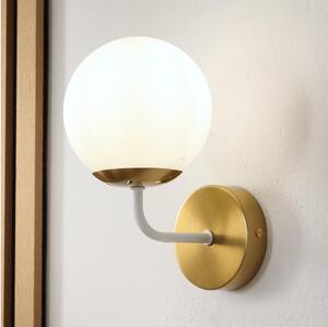 Brilagi - Nástěnná lampa MALIVA 1xE14/15W/230V zlatá/bílá