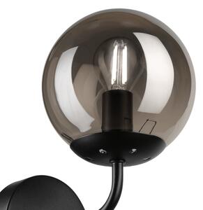 Brilagi - Nástěnná lampa MALIVA 1xE14/15W/230V černá/kouřová