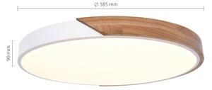 Brilagi - LED Stmívat. svítidlo PILANA LED/60W/230V dub/bílá pr. 60 cm + DO