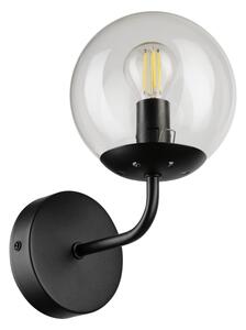 Brilagi - Nástěnná lampa MALIVA 1xE14/15W/230V černá/čirá