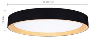 Brilagi - LED Stmívat. stropní svítidlo LARIOS LED/72W/230V černá pr. 59 cm + DO