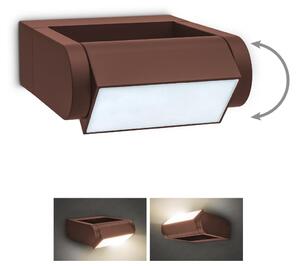 Brilagi - LED Venkovní nástěnné svítidlo CROTONE LED/7W/230V hnědá IP54