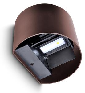 Brilagi - LED Venkovní nástěnné svítidlo RONDO LED/6W/230V hnědá IP54