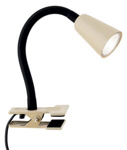 Orion - Flexibilní stolní lampa s klipem DOTTY 1xGU10/10W/230V béžová/černá