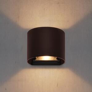 Brilagi - LED Venkovní nástěnné svítidlo RONDO LED/6W/230V hnědá IP54