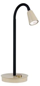 Orion - Stmívatelná flexibilní stolní lampa DOTTY 1xGU10/10W/230V béžová/černá