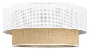 Stropní svítidlo BORHO 1xE27/60W/230V pr. 40 cm bílá/juta