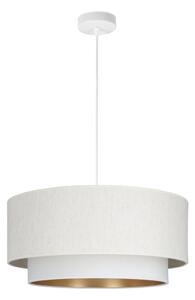 Lustr na lanku NATIA 1xE27/60W/230V pr. 45 cm bílá