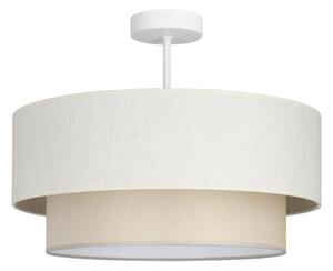 Přisazený lustr NATIA 1xE27/60W/230V pr. 45 cm krémová