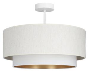 Přisazený lustr NATIA 1xE27/60W/230V pr. 45 cm bílá