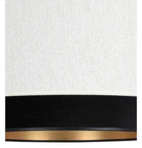 Přisazený lustr NATIA 1xE27/60W/230V pr. 45 cm bílá/černá