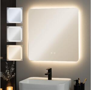 Brilagi - LED Stm. koup. vyhř. zrcadlo s pods. DIANA LED/17W/230V 60x60 cm IP44
