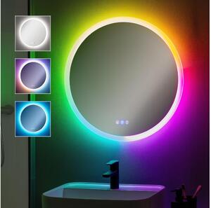 Brilagi-LED RGBW Stm. vyhř. zrcadlo s pods. CLARA PRO LED/18W/230V pr.60 cm IP44