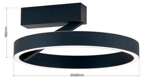 Orion - LED Stropní svítidlo KOLK LED/40W/230V 2700/3000/4000K pr. 40 cm černá