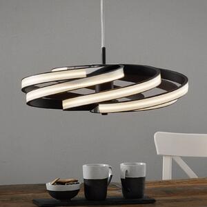 Dekorativní LED závěsné světlo Zoya, černá