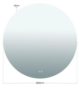 Orion - LED Zrcadlo s podsv. FOCUS LED/27W/230V 3000/4200/6000K pr. 80 cm IP44